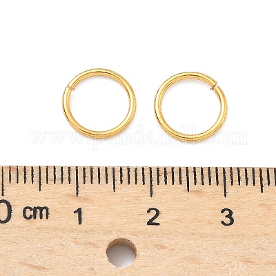 Messing Open Ringe springen&nbsp;KK-H532-43G-G-1