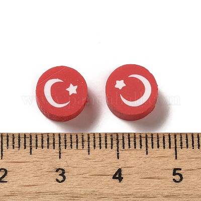 Бусины из полимерной глины  CLAY-B004-01-1