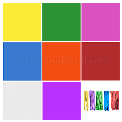 Квадратная упаковка конфет opp упаковка DIY-WH20055-017B-1