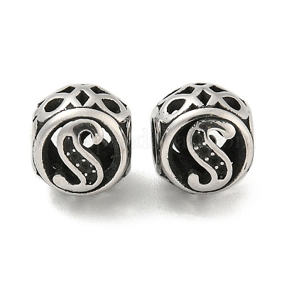 304 нержавеющая сталь бусины со стразами STAS-O002-01S-AS-1