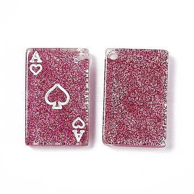 Прозрачные смоляные подвески RESI-I047-02A-1