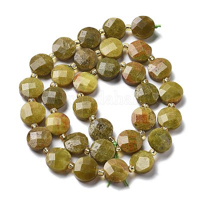 Естественный зеленый опал бисер нитей G-B094-A31-01-1