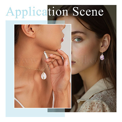 15 шт. подвески в форме слезы из натурального аметиста PALLOY-FH00152-1