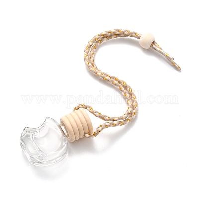 Подвески из пустого стеклянного флакона духов HJEW-C009-02-1