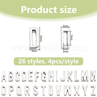 4 комплект подвесок-слайдеров из цинкового сплава FIND-DC0007-39-1