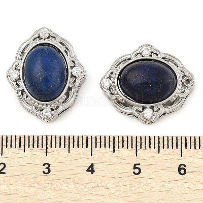 Натуральные ляпис-лазурь многонитевые звенья KK-M304-04P-01-1