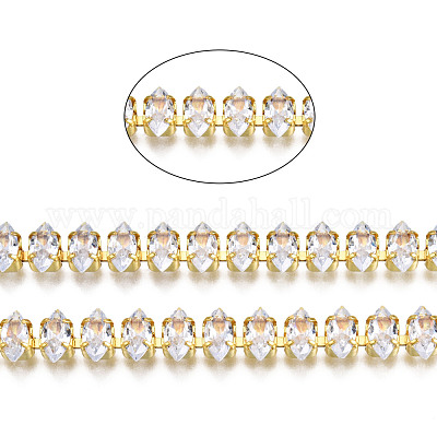 Цепочки из страз с кубическим цирконием CHC-N020-08-1