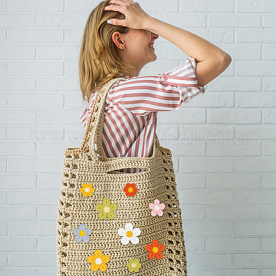 54 шт. 18 стильных аппликации в виде двухцветных цветов PATC-GA0001-23-1