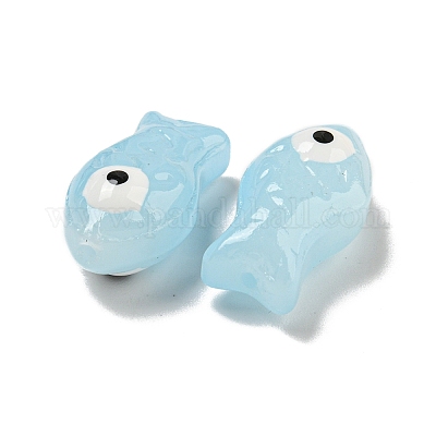 Прозрачные стеклянные бусины ручной работы GLAA-N0028-03D-1