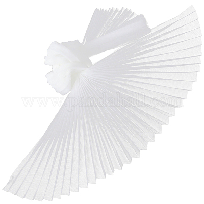 Полиэстеровая плиссированная ткань DIY-WH20007-674A-1