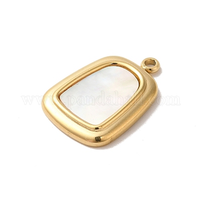 Подвески из нержавеющей стали 304 в форме ракушки STAS-L022-246G-1