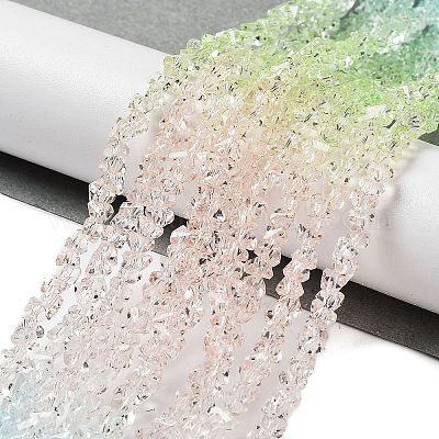 Прозрачные стеклянные бусины GLAA-H023-03P-1