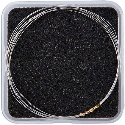 PandaHall 925 Sterling Silver Round Wire MCOR-PH0001-05A-1