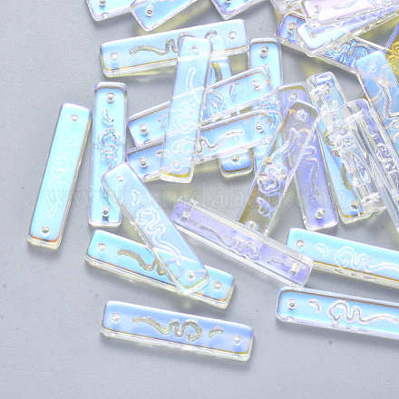 Conectores de enlaces de vidrio transparente GLAA-S190-008C-01-1