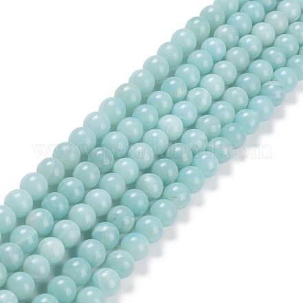 Qualité d'un brin de perles d'amazonite naturelle G-C046-01D-1