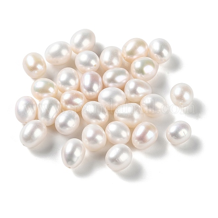 Perlas naturales abalorios de agua dulce cultivadas PEAR-E020-18-1
