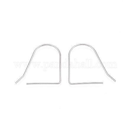 Антикоррозийное родиевое покрытие 925 серьги-крючки из стерлингового серебра STER-N016-33P-1