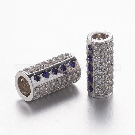 Perles de zircone cubique micro pave en Laiton ZIRC-G078-44P-1