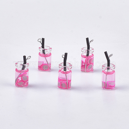 Colgantes de botellas de vidrio X-CRES-N017-06J-1