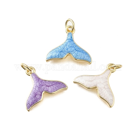 Латунь эмаль подвески KK-S523-21G-1