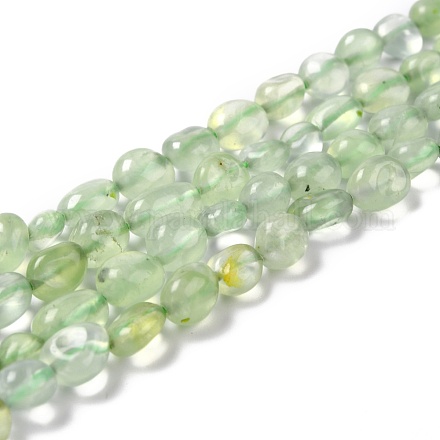 Chapelets de perles en préhnite naturelle G-F706-02A-1