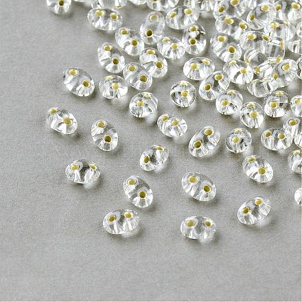 2-Hole Seed Beads X-GLAA-R159-34-1
