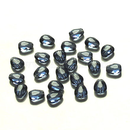 Imitation Austrian Crystal Beads SWAR-F086-10x8mm-20-1
