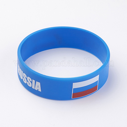 Braccialetti di braccialetti in silicone BJEW-K168-01K-1