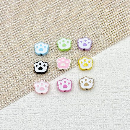 Бусины из сплава эмали для выпечки FIND-G092-01B-1