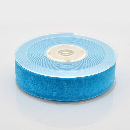Polyester Velvet Ribbon for Gift Packing and Festival Decoration SRIB-M001-26mm-340-1