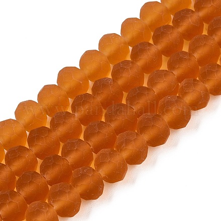 Прозрачные стеклянные бусины X-EGLA-A044-T8mm-MD04-1