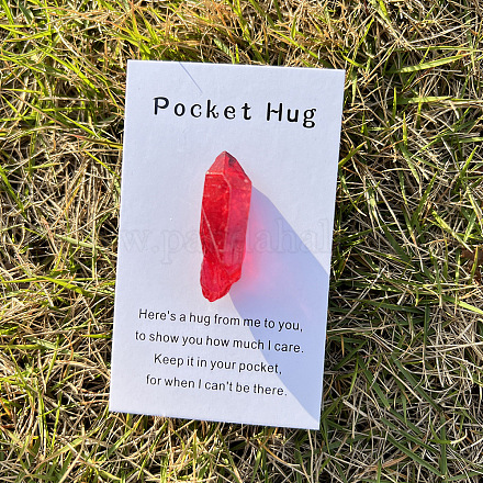 Натуральные окрашенные хрустальные скульптуры PW-WGC54F7-04-1