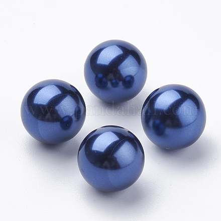 Perles d'imitation en plastique écologique MACR-S277-14mm-C08-1