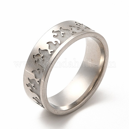 201 кольцо из нержавеющей стали с рифлением для пальцев STAS-P323-07P-1