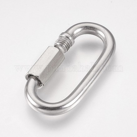 Accessoires de fermoir porte-clés en 304 acier inoxydable STAS-K183-02-D-1