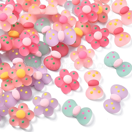 Кабошоны из полупрозрачной матовой смолы CRES-CJ0001-54-1