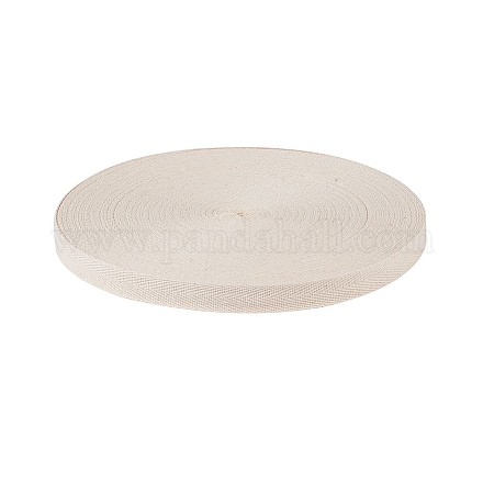 綿ツイルテープリボン  ヘリンボーンリボン  裁縫用  リネン  5/8インチ（15mm） OCOR-TAC0001-04C-1