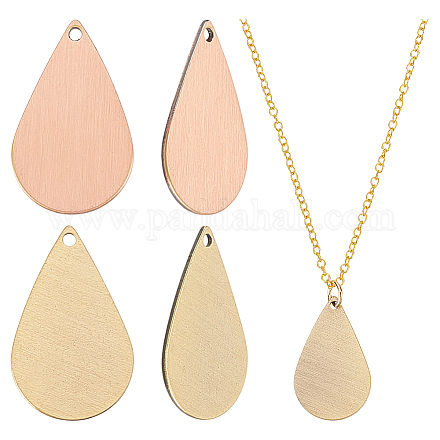 30шт 2 цвета латунные подвески KK-ME0001-38-1