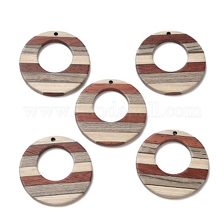 Pendenti in legno di wengè WOOD-F013-03-1