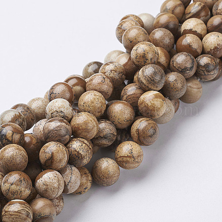 Chapelets de perles en pierre gemme naturelle X-GSR12mmC016-1
