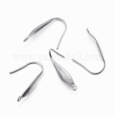 316 Surgical Stainless Steel Earring Hooks STAS-H392-03P-1