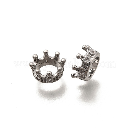 Латунь микропаве прозрачный кубический цирконий европейский бисер KK-Z126-25P-1