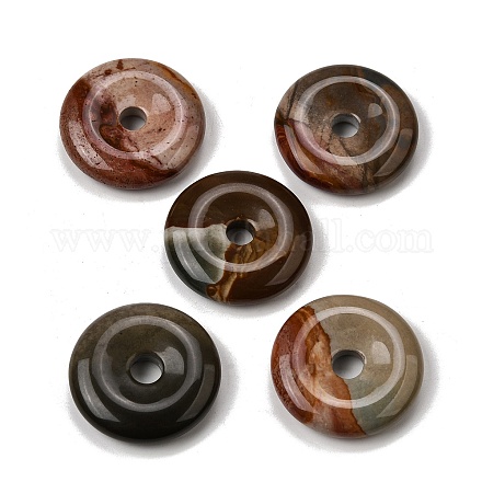 Подвески из натуральной яшмы Пикассо/полихромной яшмы&nbsp;G-F820-13A-12-1