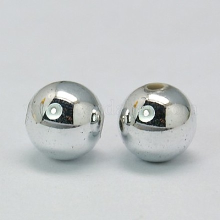 Perline acrilico placcato X-PL682-1-1