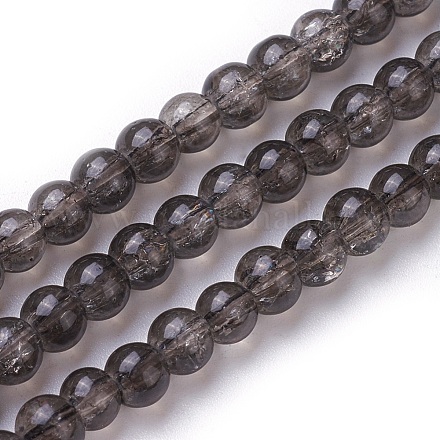 Crackle Glass Beads Strands GLAA-F098-02A-01-1