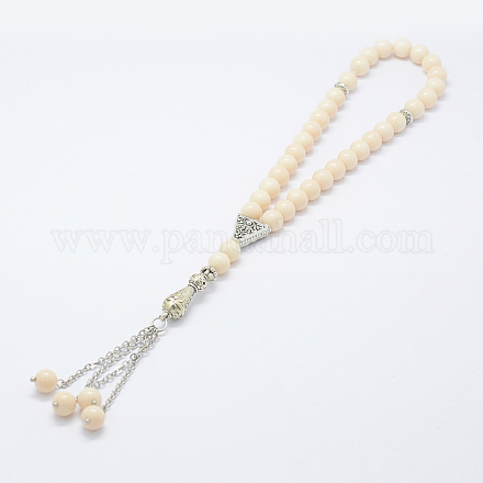 Bracelets de perles de verre mala AJEW-K021-03B-8mm-1