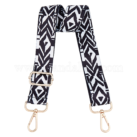 Ethnic Style Adjustable Polyester Bag Straps FIND-WH0112-02B-1