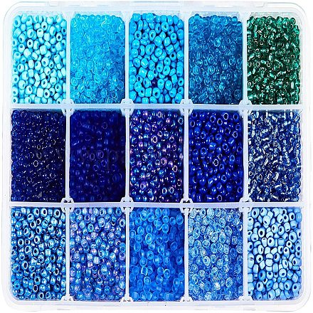 8/0 Glass Seed Beads SEED-NB0001-12B-3mm-1
