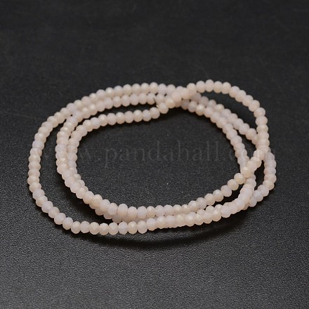 Perles de verre rondelle facettées demi-arc-en-ciel EGLA-L007-B05-2mm-1