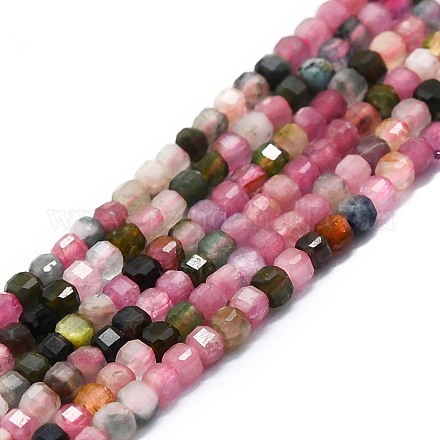 Chapelets de perles en tourmaline naturelle G-P457-B01-03A-1